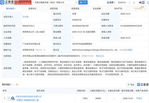 開普云斥資2億元成立智能存儲公司，戰略布局AI與軟件開發新賽道